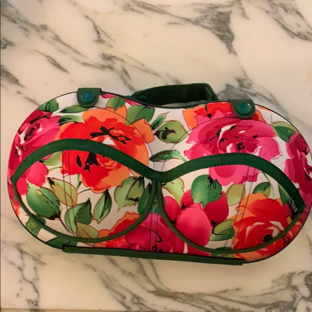 Floral Brag Company Bra Carry Case